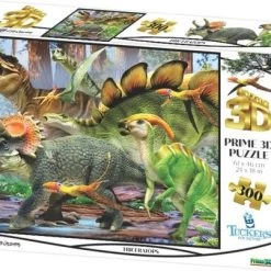 Prime3D Puzzel - Dino - Triceratops - 3D - 300st.