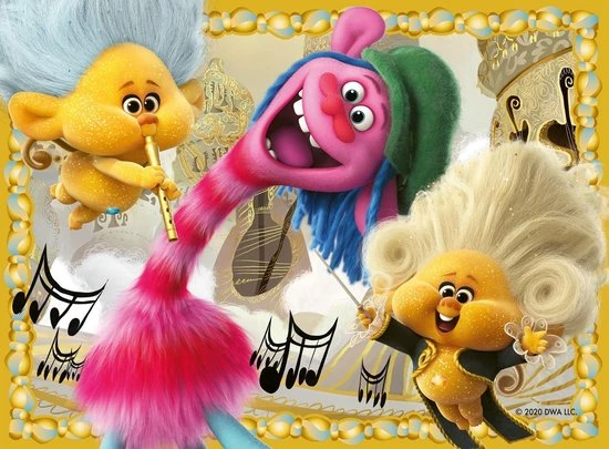 Ravensburger Trolls 2 World Tour 4in1box Puzzel - 12+16+20+24 Stukjes - Kinderpuzzel 4 Ravensburger Trolls 2 World Tour 4in1box Puzzel - 12+16+20+24 Stukjes - Kinderpuzzel - Afbeelding 2