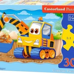 Castorland Yellow Digger 30 Stukjes