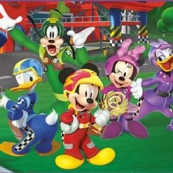 Clementoni - Puzzelblokken - Mickey And The Roadster Racers - 12 Blokken - Disney -Puzzels Verkoop 550x406 3