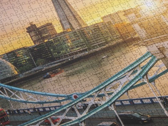 Grafix Puzzel 1000 Stukjes Volwassenen | Thema London | Afmeting 50 X 70 CM | Legpuzzel | Tower Bridge 8 Grafix Puzzel 1000 Stukjes Volwassenen | Thema London | Afmeting 50 X 70 CM | Legpuzzel | Tower Bridge - Afbeelding 6