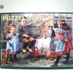 Puzzel Ot En Sien, 1000 Stukjes, Die Wijze Poes