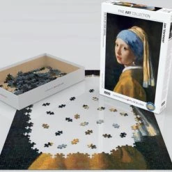 Eurographics Girl With The Pearl Earring - Johannes Vermeer (1000) -Puzzels Verkoop 550x418 4