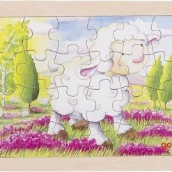 Goki Houten Puzzels Dieren, Set Van 6 -Puzzels Verkoop 550x425