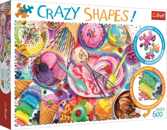 Trefl Puzzle Crazy Shapes-puzzel Zoete Droom 3 Trefl Puzzle Crazy Shapes-puzzel Zoete Droom