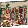Jumbo Premium Collection Puzzel Vintage Santa's - Legpuzzel - 2000 Stukjes -Puzzels Verkoop 550x439 2