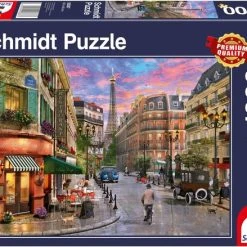 Schmidt Straat Naar De Eiffeltoren, 1000 Stukjes - Puzzel - 12+