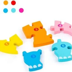 YUMI Houten Kinderpuzzel Dinofiguur/3D Puzzel/11 Stukjes/Educatief Speelgoed/Hout Milieu/Jigsaw Puzzle -Puzzels Verkoop 550x440 3