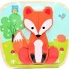 Houten Vormenpuzzel Vos - Simply For Kids - My First Puzzel - Vanaf 1 Jaar