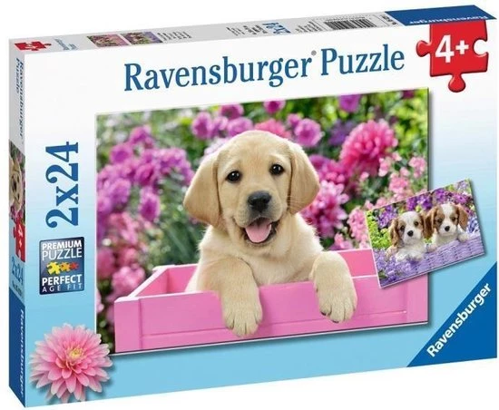 Ravensburger Puzzel Dierenfoto´s - 2x24 Stukjes - Kinderpuzzel 7 Ravensburger Puzzel Dierenfoto´s - 2x24 Stukjes - Kinderpuzzel - Afbeelding 5