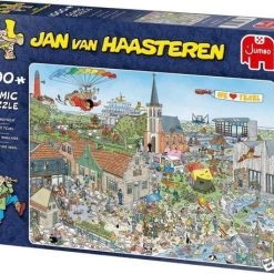 Jumbo Jan Van Haasteren - 3 Stuks - De Bibliotheek 1000 Stukjes & De Kunstmarkt 1000 Stukjes & Rondje Texel 1000 Stukjes -Puzzels Verkoop 550x458 20