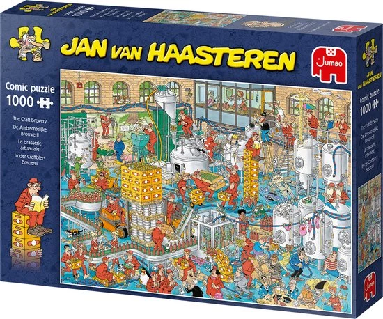 Jan Van Haasteren De Ambachtelijke Brouwerij Puzzel - 1000 Stukjes 7 Jan Van Haasteren De Ambachtelijke Brouwerij Puzzel - 1000 Stukjes - Afbeelding 5