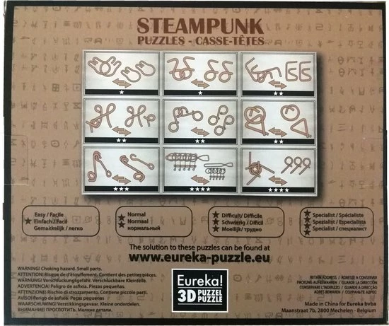 Eureka 9 Steampunk Puzzles *-**** 4 Eureka 9 Steampunk Puzzles *-**** - Afbeelding 2
