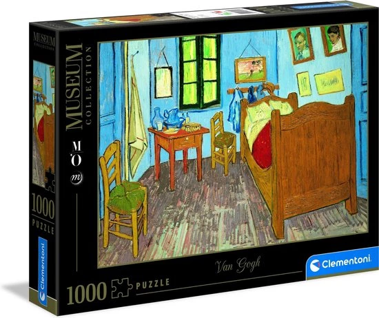 Clementoni Puzzels Voor Volwassenen - Van Gogh - Chambre In Arles, Puzzel 1000 Stukjes, 10+ Jaar - 39616 3 Clementoni Puzzels Voor Volwassenen - Van Gogh - Chambre In Arles, Puzzel 1000 Stukjes, 10+ Jaar - 39616