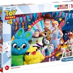 Clementoni Legpuzzel Disney Toy Story 4 Supercolor 104 Stukjes -Puzzels Verkoop 550x463 1