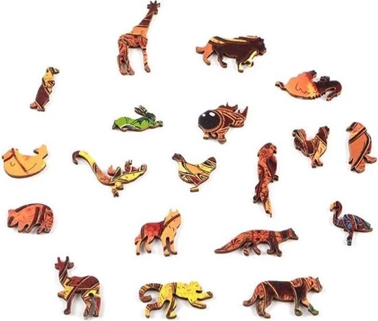 Industor® - Houten Beer Jigsaw Puzzle A3 - Dierenfiguur Puzzels - Houten Wolf Dieren Puzzel - Educatieve Puzzel In Verschillende Kleuren - Ontspanning & Relaxen - Volwassenen En Kinderen - Unieke Vorm En Creatief 8 Industor® - Houten Beer Jigsaw Puzzle A3 - Dierenfiguur Puzzels - Houten Wolf Dieren Puzzel - Educatieve Puzzel In Verschillende Kleuren - Ontspanning & Relaxen - Volwassenen En Kinderen - Unieke Vorm En Creatief - Afbeelding 6