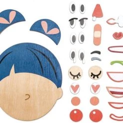 Tenderleaftoys Tender Leaf Toys Puzzel ''hoe Gaat Het '' Gezicht Hout 32-delig