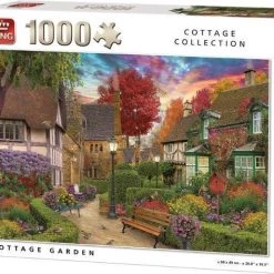 King Prachtige Herfsttuin Puzzel - Cottage Garden - 1000 Stukjes