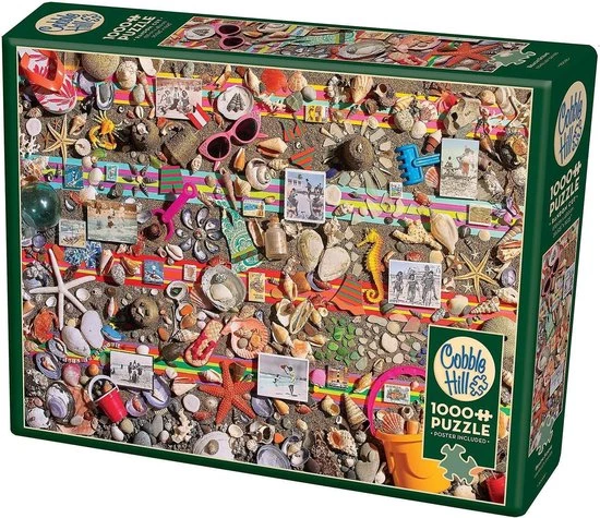 Cobble Hill - Cobble Hill Puzzel Beach Scene 1000 Stuks 3 Cobble Hill - Cobble Hill Puzzel Beach Scene 1000 Stuks