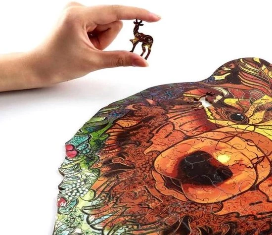 Industor® - Houten Beer Jigsaw Puzzle A3 - Dierenfiguur Puzzels - Houten Wolf Dieren Puzzel - Educatieve Puzzel In Verschillende Kleuren - Ontspanning & Relaxen - Volwassenen En Kinderen - Unieke Vorm En Creatief 7 Industor® - Houten Beer Jigsaw Puzzle A3 - Dierenfiguur Puzzels - Houten Wolf Dieren Puzzel - Educatieve Puzzel In Verschillende Kleuren - Ontspanning & Relaxen - Volwassenen En Kinderen - Unieke Vorm En Creatief - Afbeelding 5