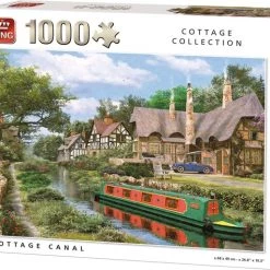 PLAYMOBIL King Puzzel 1000 Stukjes (68 X 49 Cm) - Cottage Canal - Legpuzzel - Cottage - Volwassenen -Puzzels Verkoop 550x475