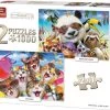 King 2 In 1 Puzzel 1000 Stukjes (68 X 49 Cm) - Dieren Collectie - Legpuzzel Selfie Dieren