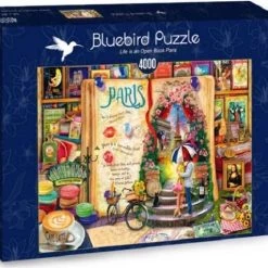 BlueBird Puzzel Paris Lif Is An Open Book (4000 Stukjes)