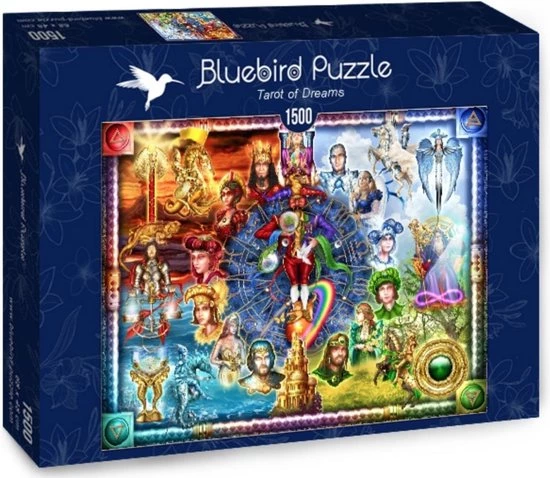 Bluebird Ciro Marchetti Legpuzzel Tarot Of Dreams 1500 Stukjes 4 Bluebird Ciro Marchetti Legpuzzel Tarot Of Dreams 1500 Stukjes - Afbeelding 2