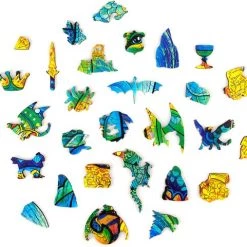 UNIDRAGON Houten Puzzel Dier - Beschermende Draak - 330 Stukjes - King Size 27x44 Cm -Puzzels Verkoop 550x481
