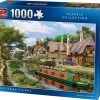 PLAYMOBIL King Puzzel 1000 Stukjes (68 X 49 Cm) - Cottage Canal - Legpuzzel - Cottage - Volwassenen -Puzzels Verkoop 550x493