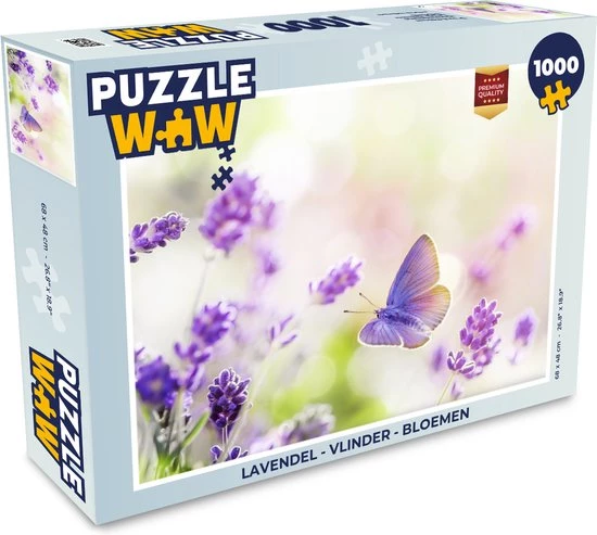 PuzzleWow Puzzel Lavendel - Vlinder - Bloemen - Legpuzzel - Puzzel 1000 Stukjes Volwassenen - Sinterklaas Cadeautjes - Sinterklaas Voor Grote Kinderen 3 PuzzleWow Puzzel Lavendel - Vlinder - Bloemen - Legpuzzel - Puzzel 1000 Stukjes Volwassenen - Sinterklaas Cadeautjes - Sinterklaas Voor Grote Kinderen