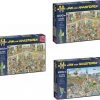 Jumbo Jan Van Haasteren - 3 Stuks - De Bibliotheek 1000 Stukjes & De Kunstmarkt 1000 Stukjes & Rondje Texel 1000 Stukjes -Puzzels Verkoop 550x493 6