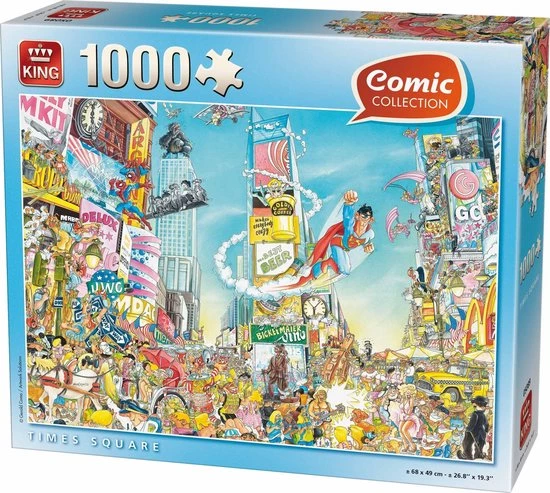 King International Comic Puzzel Time Square 3 King International Comic Puzzel Time Square