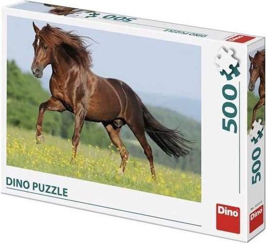 Dino Toys Puzzel Van Een Paard 500 Stukjes. 3 Dino Toys Puzzel Van Een Paard 500 Stukjes.