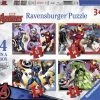 Ravensburger The Avengers 4in1box Puzzel - 12+16+20+24 Stukjes - Kinderpuzzel