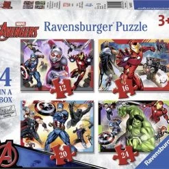 Ravensburger The Avengers 4in1box Puzzel - 12+16+20+24 Stukjes - Kinderpuzzel