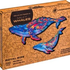 UNIDRAGON Houten Puzzel Dier - Melkachtige Walvissen - 700 Stukjes - Royal Size 52x82 Cm 21 UNIDRAGON Houten Puzzel Dier - Melkachtige Walvissen - 700 Stukjes - Royal Size 52x82 Cm -Puzzels Verkoop 550x506