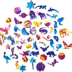 UNIDRAGON Houten Puzzel Dier - Intersterrenstelsel Vlinder - 700 Stukjes - Royal Size 60x44 Cm -Puzzels Verkoop 550x517 3