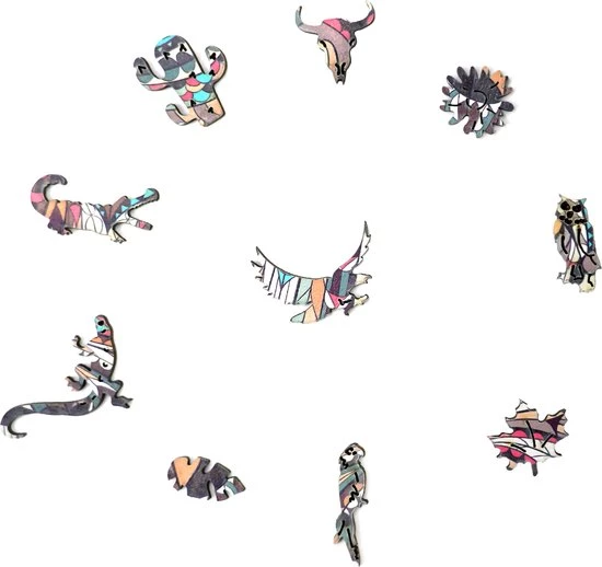 Brickkies®, Wijze Uil, Wise Owl, Jigsaw Puzzle, Houten Puzzel, A3, Maat L, 58 X 28 Cm, 271 Stukjes 8 Brickkies®, Wijze Uil, Wise Owl, Jigsaw Puzzle, Houten Puzzel, A3, Maat L, 58 X 28 Cm, 271 Stukjes - Afbeelding 6