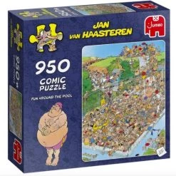 Jan Van Haasteren Fun Around The Pool Puzzel - 950 Stukjes
