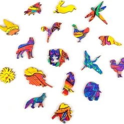 UNIDRAGON Houten Puzzel Dier - Verleidelijke Vos - 195 Stukjes - Medium 25x33 Cm -Puzzels Verkoop 550x528 4