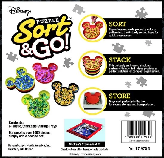 Sorteerbakjes Puzzel Mickey Mouse 6 Stukjes Ravensburger 7 Sorteerbakjes Puzzel Mickey Mouse 6 Stukjes Ravensburger - Afbeelding 5