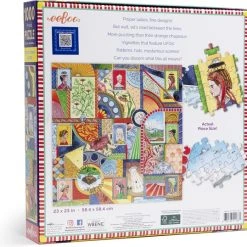 Eeboo UFO Victorian Ladies Puzzel 1000 Stukjes -Puzzels Verkoop 550x538 2