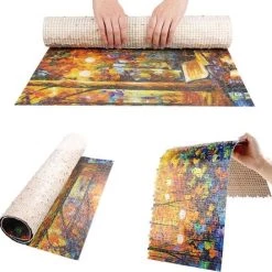 Happy Puzzle Jigsaw Legpuzzel ‘Pink Rooftops' 1000 Stukjes Volwassenen Legpuzzels - Puzzle - Natuur - Stad - Kunst - Hobby Speelgoed - Legpuzzels Volwassenen Kinderen - 50*70 Cm -Puzzels Verkoop 550x544 4