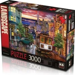 Puzzels Verkoop 14 KS Games Sunset In San Francisco Puzzel 3000 Stukjes