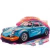 Brickkies®, Sport Auto Porsche, Sports Car, Jigsaw Puzzle, Houten Puzzel, A3, Maat L, 40 X 24 Cm, 260 Stukjes -Puzzels Verkoop 550x548