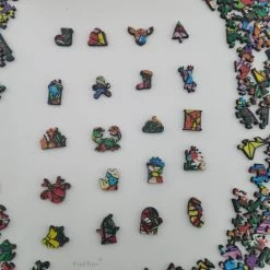 VinkToys® Legpuzzel - Kerstboom A4 - Houten Jigsaw Kerst Puzzel Kerstboom A4 - Houten Kerst Puzzel - 196 Stukjes -Puzzels Verkoop 550x550 109