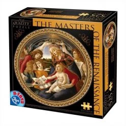 D-Toys Ronde Puzzel Sandro Botticelli Madonna Del Magnificat 525 Stukjes -Puzzels Verkoop 550x550 111