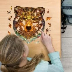 Industor® - Houten Beer Jigsaw Puzzle A3 - Dierenfiguur Puzzels - Houten Wolf Dieren Puzzel - Educatieve Puzzel In Verschillende Kleuren - Ontspanning & Relaxen - Volwassenen En Kinderen - Unieke Vorm En Creatief 24 Industor® - Houten Beer Jigsaw Puzzle A3 - Dierenfiguur Puzzels - Houten Wolf Dieren Puzzel - Educatieve Puzzel In Verschillende Kleuren - Ontspanning & Relaxen - Volwassenen En Kinderen - Unieke Vorm En Creatief -Puzzels Verkoop 550x550 174