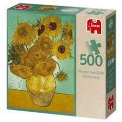 Jumbo Premium Puzzel Vincent Van Gogh Sunflowers - Legpuzzel - 500 Stukjes